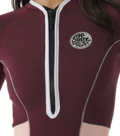 Rip Curl Women's G-Bomb Long Sleeve High Cut Spring Suit Wetsuit 12 Rip Curl Women's G-Bomb Long Sleeve High Cut Spring Suit Wetsuit -Daily Swim Wear 8647358349480 plum 4a