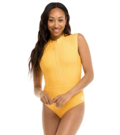 Body Glove Women's Smoothies Manny One Piece Swimsuit -Daily Swim Wear 8647382073512 canary