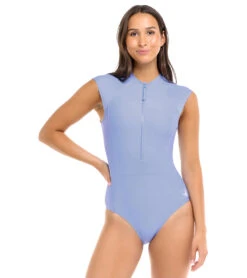 Body Glove Women's Smoothies Manny One Piece Swimsuit -Daily Swim Wear 8647382073512 periwinkle
