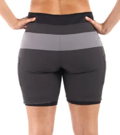 Level Six Women's Pro Goddess 0.5mm Neoprene Lined Shorts -Daily Swim Wear 8648476983464 black 3a