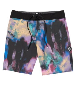 Volcom Men's 20" Paint Dye Shield Mod Board Shorts 11 Volcom Men's 20" Paint Dye Shield Mod Board Shorts -Daily Swim Wear 8648557297832 black 3a