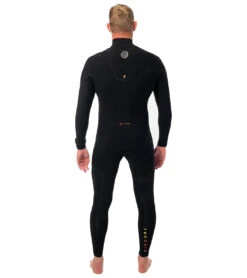 Rip Curl Men's Flashbomb Heatseeker 3/2 Zip Free Full Wetsuit -Daily Swim Wear 8648601272488 black 3a