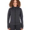 Level Six Women's Sombrio Women's Neoprene Hooded Jacket -Daily Swim Wear 8648921317544 blackheather 1a