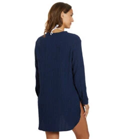 J.Valdi Women's Oaxaca Big Shirt Cover Up 31 J.Valdi Women's Oaxaca Big Shirt Cover Up -Daily Swim Wear 8648932655272 navy 3a