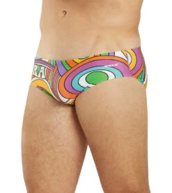 Sporti Groovy Zodiac Libra Brief Swimsuit (26-40) -Daily Swim Wear 8648943534248 libra 10a