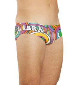 Sporti Groovy Zodiac Libra Brief Swimsuit (26-40) -Daily Swim Wear 8648943534248 libra 8a