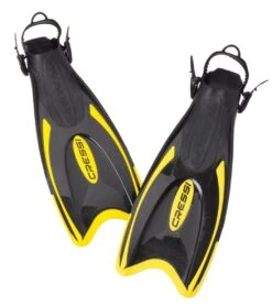 Cressi Palau Adjustable Snorkeling Fin -Daily Swim Wear 8650576396456 yellow 1a
