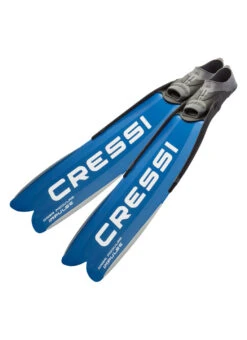 Cressi Gara Modular Impulse Free Diving Fins -Daily Swim Wear 8650585604264 blue 1a