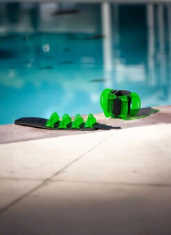 Hydrorevolution Aqualogix LOW Resistance Fin/Cuff -Daily Swim Wear 8650618962088 green 6a