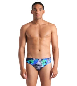 Arena Men's Imaginary Brief Swimsuit -Daily Swim Wear 8650653368488 navymulti