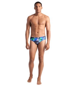 Arena Men's Imaginary Brief Swimsuit -Daily Swim Wear 8650653368488 navymulti 3a