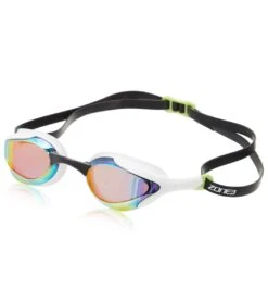 Zone3 Volare Streamline Racing Goggles -Daily Swim Wear 8650660839592 whitelime