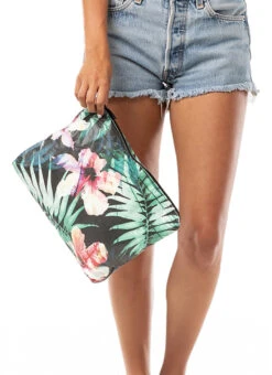 ALOHA Hibiscus Palm Mid Swim Pouch -Daily Swim Wear 8651101012136 hibiscuspalm 1a