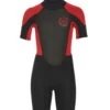 Level Six Youth 2.5mm Shorty Neoprene Wetsuit 1 Level Six Youth 2.5mm Shorty Neoprene Wetsuit -Daily Swim Wear 8651153244328 redblack 1a