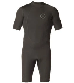 Xcel Men's 2MM Axis Short Sleeve Back Zip Spring Suit -Daily Swim Wear 8651395432616 black