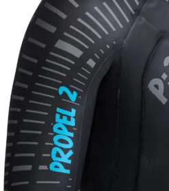 2XU Men's P:2 Propel Tri Wetsuit -Daily Swim Wear 8651723276456 blackaloha 4a