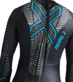 2XU Men's P:2 Propel Tri Wetsuit -Daily Swim Wear 8651723276456 blackaloha 6a