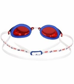USMS Antifog S2 Goggle -Daily Swim Wear 8651738448040 redlenswhiteframe 4a