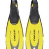 Cressi Agua Snorkeling Fins -Daily Swim Wear 8651811750056 yellow 1a