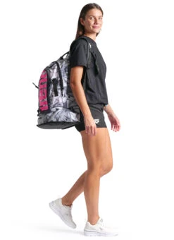 Arena Fastpack 3.0 Allover Backpack -Daily Swim Wear 8651874140328 seabed 6a