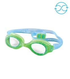 FINIS Kids' H2 Goggle -Daily Swim Wear 8652030804136 greenclear 1a