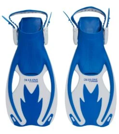 Cressi Kids' Rocks Fins -Daily Swim Wear 8652268896424 bluewhite 2a