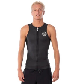 Rip Curl Men's 1.5mm Dawn Patrol Front Zip Wetsuit Vest -Daily Swim Wear 8652318474408 2t
