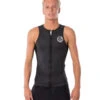 Rip Curl Men's 1.5mm Dawn Patrol Front Zip Wetsuit Vest -Daily Swim Wear 8652318474408 black 1a