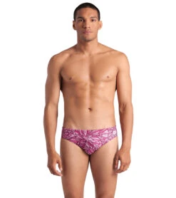 Arena Men's Pink Dahlia Brief Swimsuit