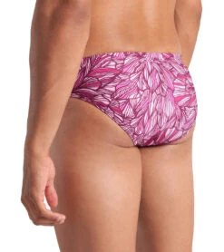 Arena Men's Pink Dahlia Brief Swimsuit -Daily Swim Wear 8652340461736 shockingpinkmulti 5a