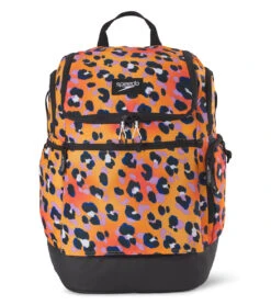 Speedo Printed Teamster 2.0 35L Backpack -Daily Swim Wear 8652532252840 cheetahorangepop