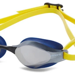 Sporti HydroZoom Velocity Mirrored Goggle 38 Sporti HydroZoom Velocity Mirrored Goggle -Daily Swim Wear 8652579831976 silvermirroredsmokelenslemonstrap 6a