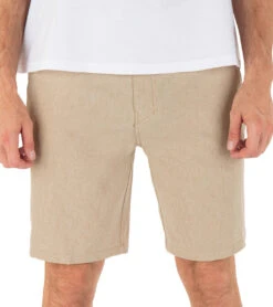 Hurley Men's Phantom Flow 20" Hybrid Shorts -Daily Swim Wear 8652618465448 khaki