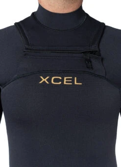 Xcel Men's 2/1.5mm Comp + Long Sleeve Spring Wetsuit -Daily Swim Wear 8652623806632 black 6a