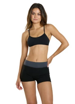 Xcel Women's 31mm Neoprene Paddle Short -Daily Swim Wear 8652628656296 blackgunmetal 4a