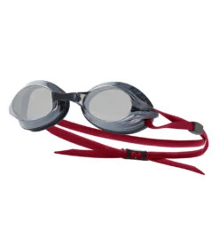 Sporti HydroZoom Vortex Mirrored Goggle -Daily Swim Wear 8652646318248 silvermirroredsmokelensburgundystrap