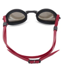 Sporti HydroZoom Vortex Mirrored Goggle -Daily Swim Wear 8652646318248 silvermirroredsmokelensburgundystrap 5a