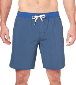 Fair Harbor Clothing Men's 18" Anchor Swim Trunks -Daily Swim Wear 8652811206824 darkdenim