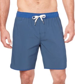 Fair Harbor Clothing Men's 18" Anchor Swim Trunks -Daily Swim Wear 8652811206824 darkdenim 5a
