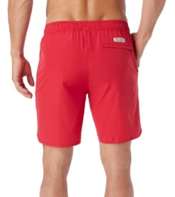 Fair Harbor Clothing Men's 18" Anchor Swim Trunks -Daily Swim Wear 8652811206824 redsail 4a