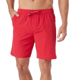 Fair Harbor Clothing Men's 18" Anchor Swim Trunks -Daily Swim Wear 8652811206824 redsail 5a