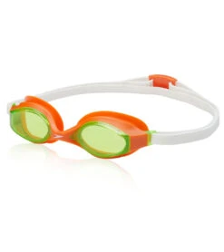 Speedo Kids' Super Flyer Goggle -Daily Swim Wear 8653034881192 speedoorangelime 1a