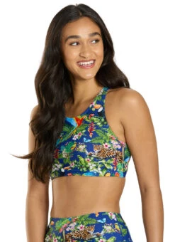 Sporti Active Tropical Oasis High Neck Crop Bikini Top 15 Sporti Active Tropical Oasis High Neck Crop Bikini Top -Daily Swim Wear 8653938589864 tropicaloasis 4a