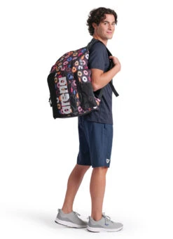 Arena Spiky III 45 Allover Backpack -Daily Swim Wear 8663767646376 donuts 5a