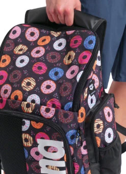 Arena Spiky III 45 Allover Backpack -Daily Swim Wear 8663767646376 donuts 7a