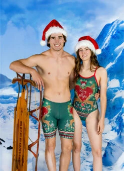 Sporti Granny Sweater Merry & Bright Jammer Swimsuit (22-44) -Daily Swim Wear 8663924015272 merrybright 4a