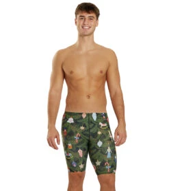 Sporti Granny Sweater Ornaments Jammer Swimsuit (22-44) -Daily Swim Wear 8663930601640 ornaments 4a