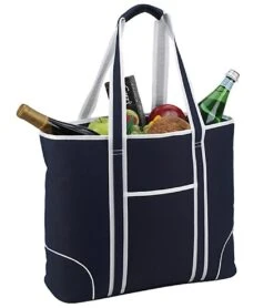 Picnic At Ascot Bold Large Insulated Cooler Tote -Daily Swim Wear 8666503217320 navywhite