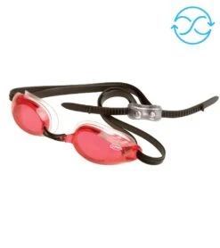 FINIS Lightning Goggle -Daily Swim Wear 8666521895080 blackred