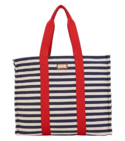 Sun N Sand Nautical Striped Square Shoulder Tote -Daily Swim Wear 8668503015592 2t